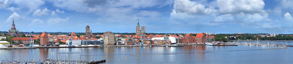 Stralsund - Morgensilhouette